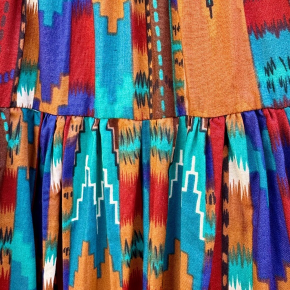 Southwestern Print Maxi Skirt - Picture 2 of 2